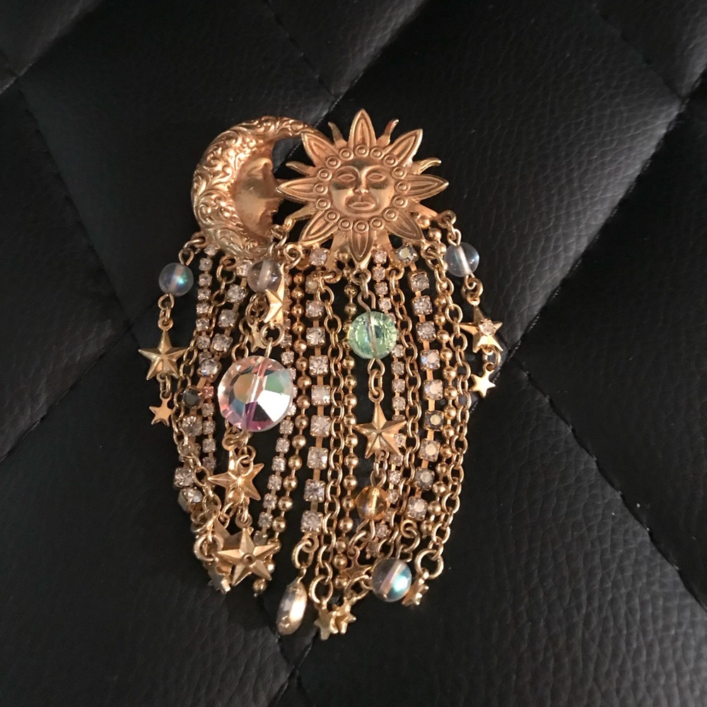Kirks Folly Sun and Moon Pin
